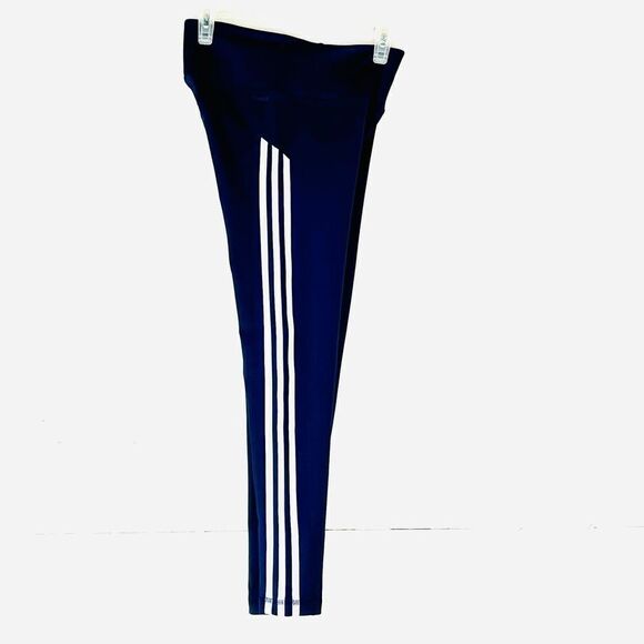 Adidas New Climalite Three Stripe Athletic Leggings S - Picture 9 of 13